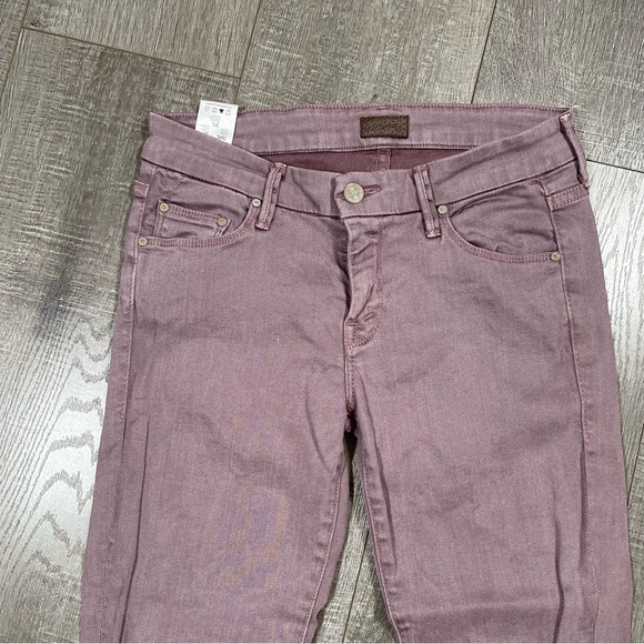 MOTHER Women's Skinny Jeans in Brown - Picture 3 of 10